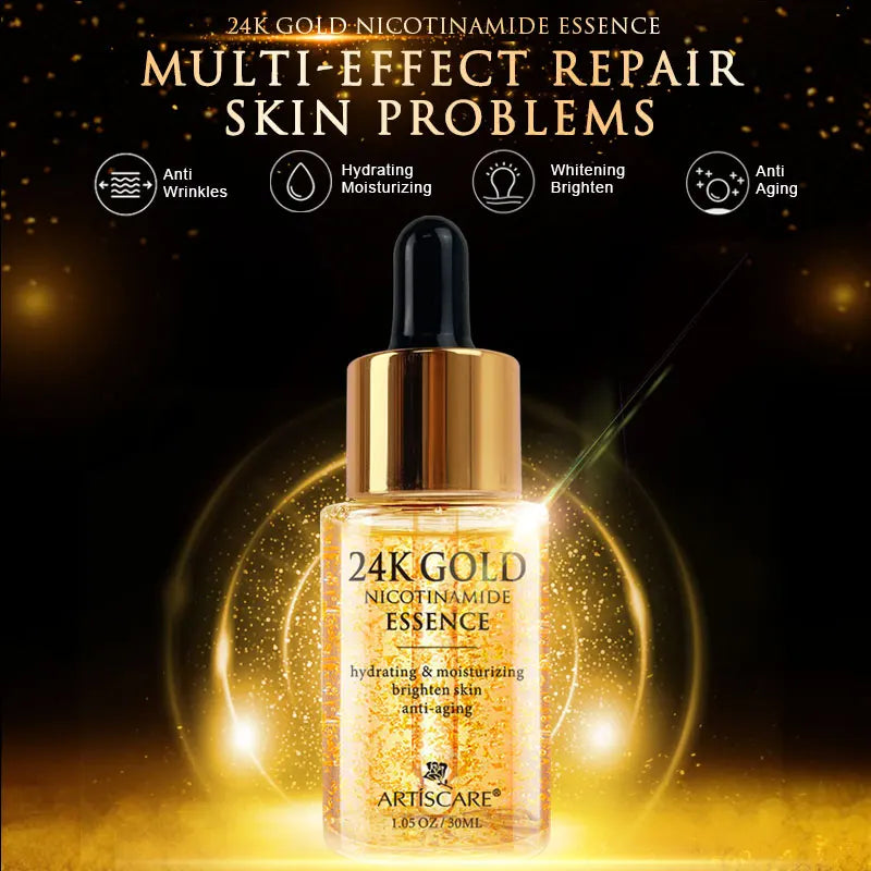 ARTISCARE 24K Gold Anti-Aging Skincare Set: Face & Eye