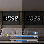 Smart Digital Wall Clock with APP Control & Alarm