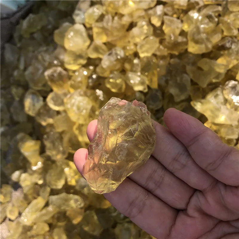 Natural Topaz Crystal Rough Raw Stone Rock Specimen Brazil