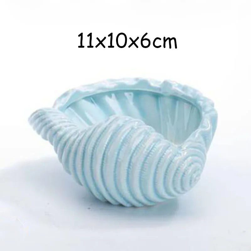 Pocelain Blue Fish Flower Vase European Style Cute Fleshy Flowerpot Mini Bonsai Cactus Flower Pot for Home Garden Home Decor