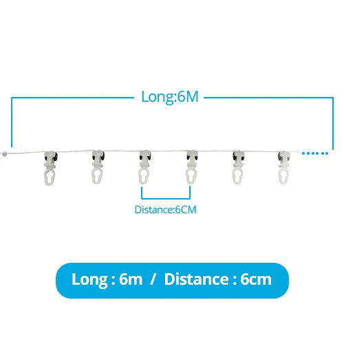Hook for Zemismart ZM79 BCM500 Electric Curtain Track S Fold Curtains Snake Tape Curtain 6cm 8cm