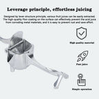 Manual Citrus Juicer Hand Orange Squeezer Lemon Fruit Juicer Press Machine Potato Masher and Ricer Manual Juicer