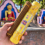 1Tube Bhutan Dragon Incense Stick Brocade Cylinder Tibetan Incense For Refreshing Deodorization Handmade Natural Stick Incense