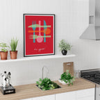 Kitchen Utensils Wall Art- Gourmet Chef gift, Homemade is best Kitchen Art print, Modern Mid Century style Foodie gift