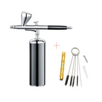 Rechargeable Airbrush Kit High Pressure Electric Mini Handhold Cosmetics Air Brush Scale Models Makeup Nail Art Compressor Set