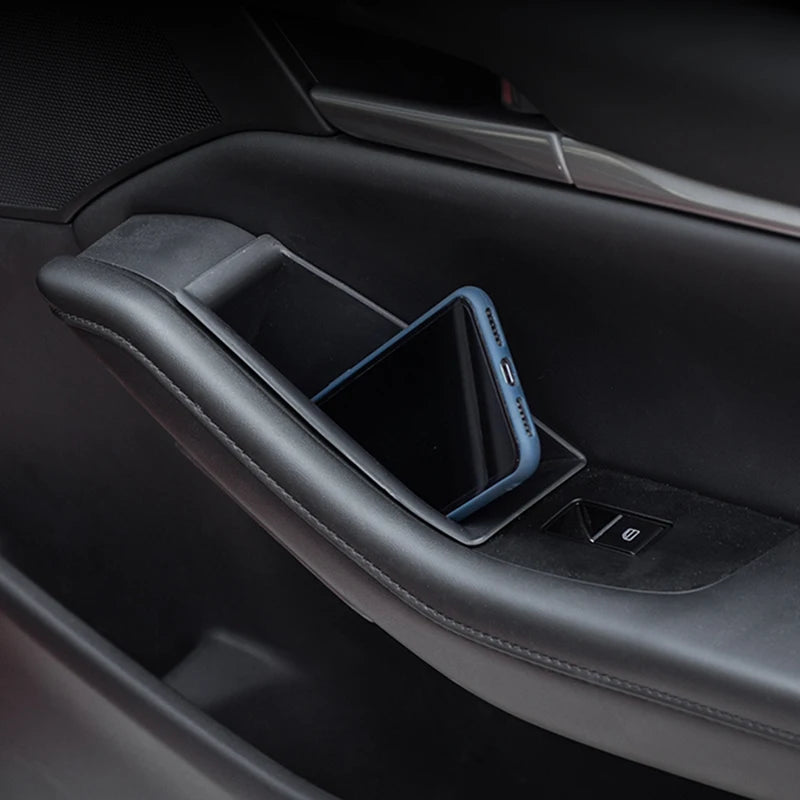 Door Handle Container Holder Door Armrest Storage Barrel Box for Mazda 3 Axela BP Accessories 2020 2021 2022 2023
