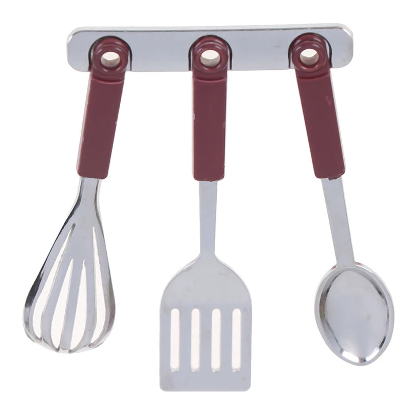1:12 Doll House Miniature Dollhouse Spoon Shovel Cookware Model Cook Set 1:12 Kitchen Utensils DIY Dollhouse Accessories