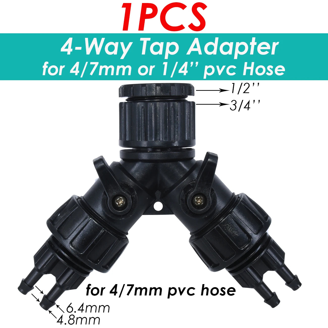 SPRYCLE 5m-100m 1/4'' Garden Watering Hose 4/7mm PVC Micro Drip Irrigation Pipe Tubing for Sprinkler Lawn Pot Plant Greenhouse