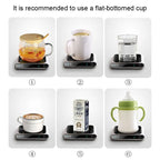 5V Cup Smart  USB Heated Mug Coaster Cup Heater Taza Calienta Agua Thermostatic Cup Mat Pad Oficina Hot Milk Coffee Warmer Pad