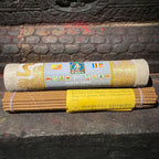 1Tube Bhutan Dragon Incense Stick Brocade Cylinder Tibetan Incense For Refreshing Deodorization Handmade Natural Stick Incense