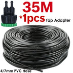 SPRYCLE 5m-100m 1/4'' Garden Watering Hose 4/7mm PVC Micro Drip Irrigation Pipe Tubing for Sprinkler Lawn Pot Plant Greenhouse