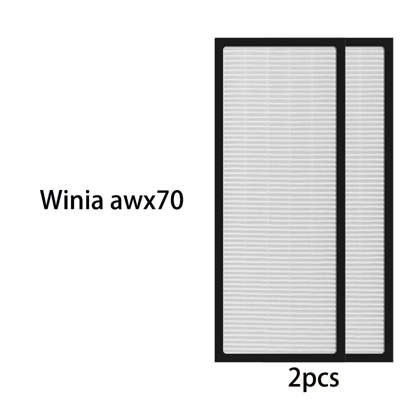 2PCS Replacement H12 HEPA Filter 278x95x40mm for Air Purifier Winia awx70 to filter PM2.5,odor hepa filter Custom Made Factory