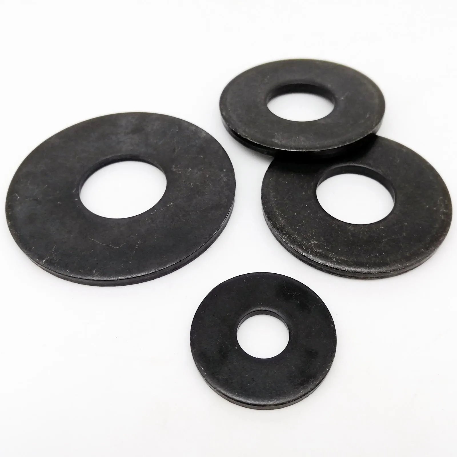 2/50pcs M3 M4 M5 M6 M8 M10 M12 M14 M16 Black Grade 8.8 Steel Extra Large Size Big Wide Thick Flat Washer Plain Gasket