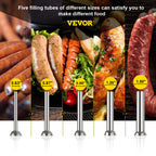 VEVOR 10-30L Vertical Sausage Stuffer Automatic Filling Machine Food Processors Kitchen Accessories Home Appliance for Hot Dog