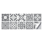 Tile Stickers Waterproof Kitchen Retro Moroccan Self Adhesive Bathroom Decal Vinyl Peel And Stick Wall Decoration Wallpaper