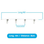 Hook for Zemismart ZM79 BCM500 Electric Curtain Track S Fold Curtains Snake Tape Curtain 6cm 8cm