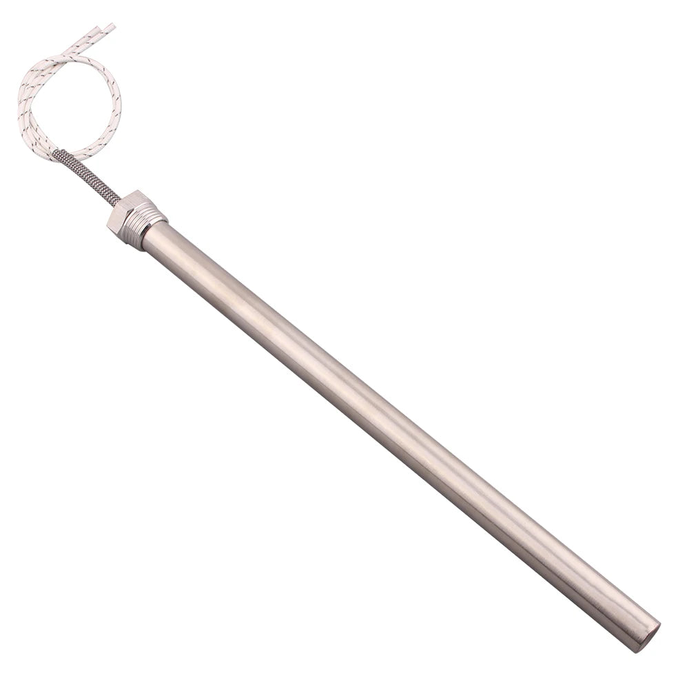 Immersion Cartridge Heater 1/2" Thread Cylindrical Hot Rod  Resistance 220V 300W 500W 1/1.5/2KW Electric Water Heating Element