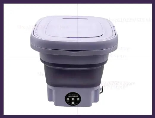 8L Portable Foldable Mini Washing Machine for Socks Underwear Adjustab
