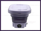 8L Portable Foldable Mini Washing Machine for Socks Underwear Adjustab
