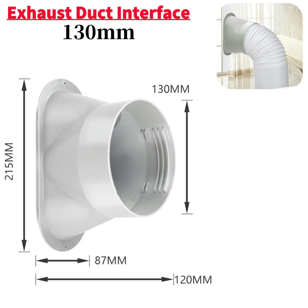 130/150mm Universal Duct Extension Pipe Air Ventilation Pipe Hose Air Conditioner Exhaust Accessories Duct Air System Vent