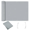 Balcony Privacy Screen Cover Fence Patio Waterproof Shade Cloth 70% UV Protection Shield Deck Shade Sail Garden Porch Pool Decor