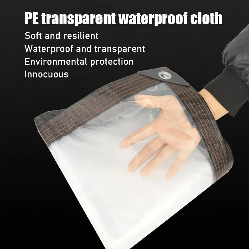 Transparent plastic waterproof cloth, waterproof cold insulation cloth, greenhouse insulation film