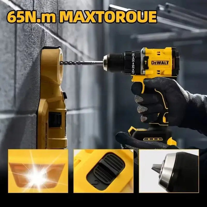 DeWalt DCD805 20V Brushless Slot Wrench, Compact Drill or Tools Driver Battery Impact Wrench, Power Tool