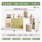 Minimal Bedroom Dresser Drawers Green Desings Modern Wooden Dressing Table Makeup Mirror Women Comoda Pra Quarto Salon Furniture