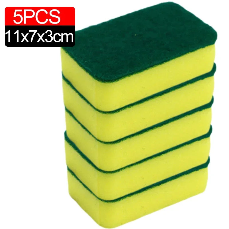 Magic Double-sided Highly Absorbent Sponge Kitchen Clean Pot Rust Stain Sponges Grease Cleaning Brush Cleaner Tools Wholesale
