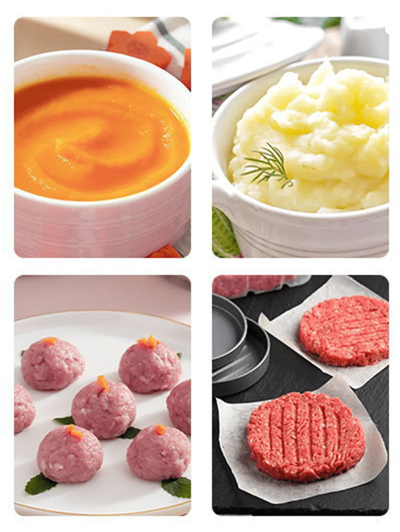 SOKANY 1714 Immersion Hand Blender, 2-Speed, 5-in-1, Hand Mixer, Whisk, Meat Chopper, Measuring Cup