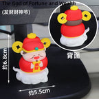 Chinese mini Fairy Ornaments Guanyin Desktop God of Wealth Mascot Crafts Buddha Shrine Entrance Decoration Car Ornaments