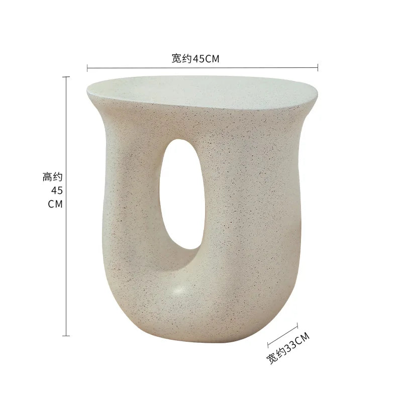 Nordic Designer Side Table B&B Small Round Table Creative Small Coffee Table Ins Internet Celebrity Cream Style Sofa Side Table
