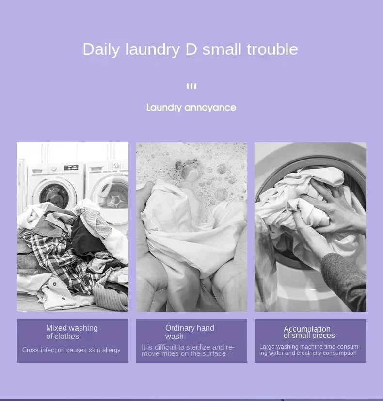 8L Portable Folding Washing Machine