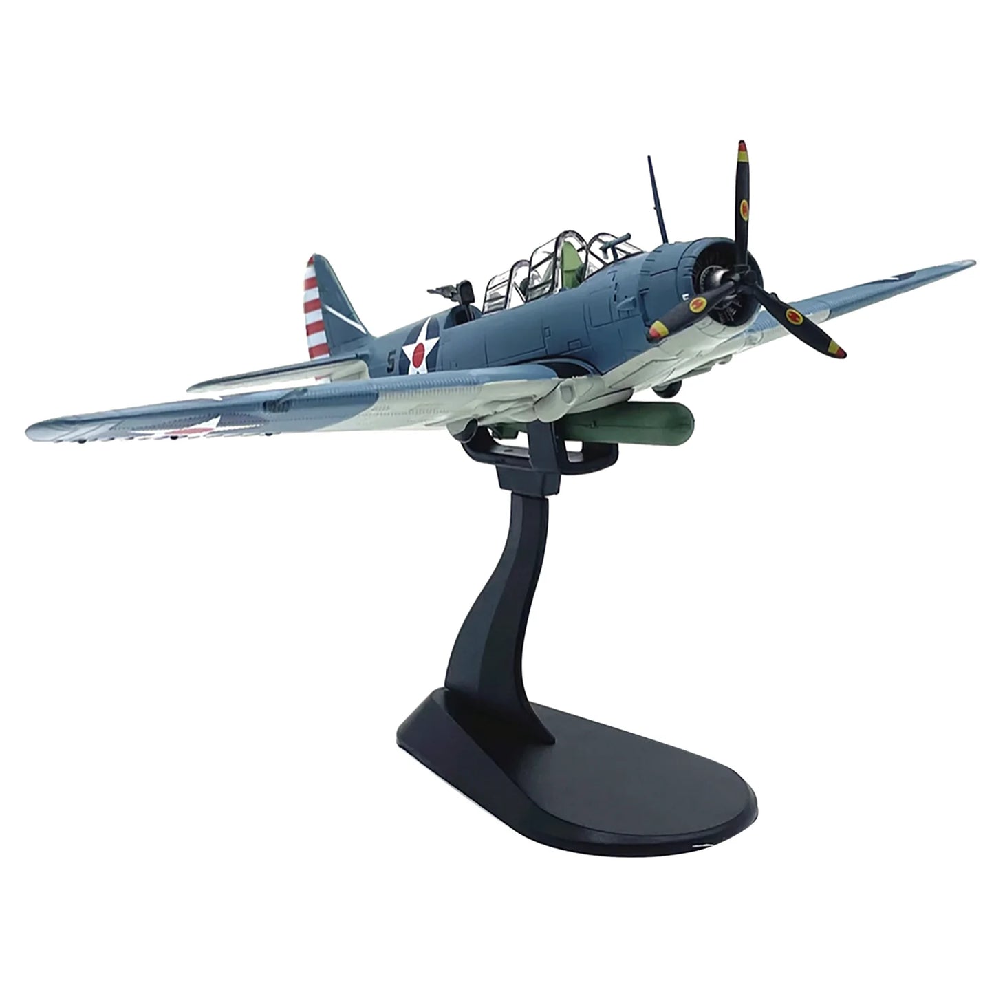 Alloy Metal Airplane Model 1/72 Scale American TBD Torpedo Bomber Aircraft Models Military Plane Toys Ornaments For Collection