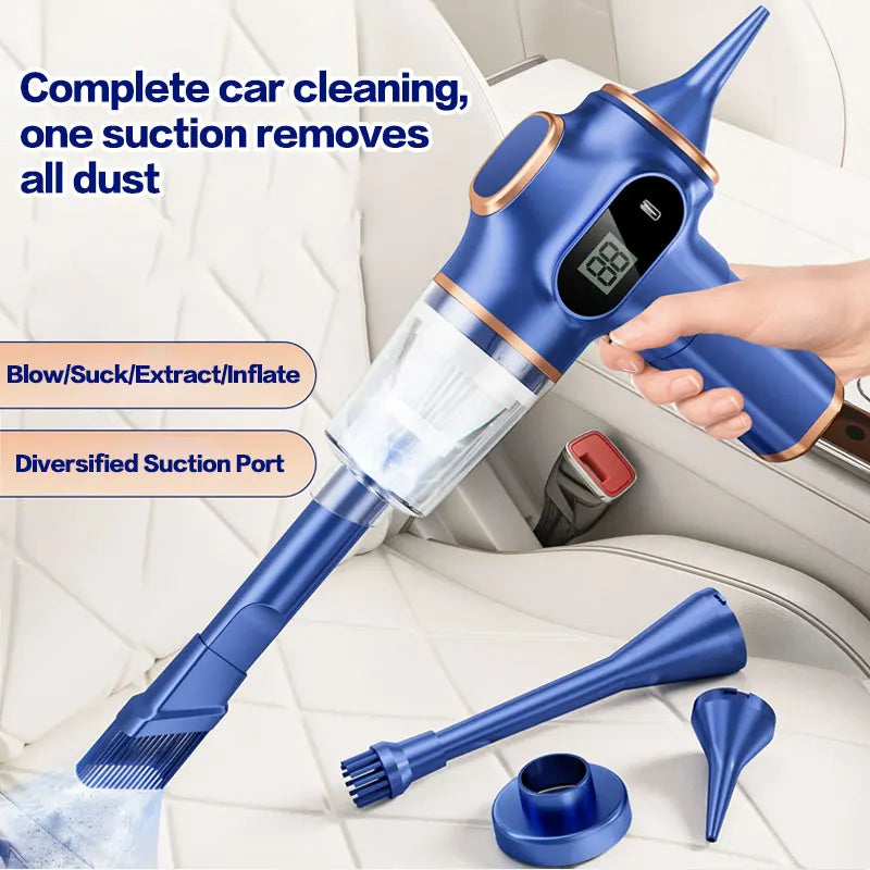 TINSOL Wireless Vacuum Cleaner Dual Use for Home and Car High Power Home Appliance With display Screen Carpet Sofa Car Cleaner