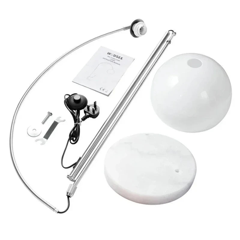 Nordic Modern Minimalist Living Room Fishing Floor Lamp Study Sofa Coffee Table Reading Home Decoration Lamp