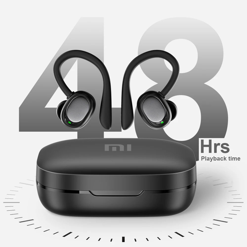 Xiaomi TWS Ear Hook Headphones HiFi Stereo Waterproof Wireless Earphones with LED Display And Long Standby Touch Control Earbuds