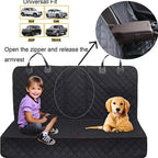 Waterproof Dog Car Seat Cover Universal Pet Protector Mat Non-Slip Back Seat Safety Carrier Durable Travel Accessory