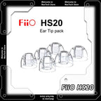 FiiO HS20 Transparent Earphone Cover Liquid Silicone Ear Tips Eartips 3pairs Bass Boost Customize EarTips LFGB Authentication