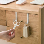 Kitchen Cabinet Door Back Hook Hanging Rack Clothes Coat Hat Towel Hanger Storage Hook Home Storage Organizer Multi-Purpose Hook