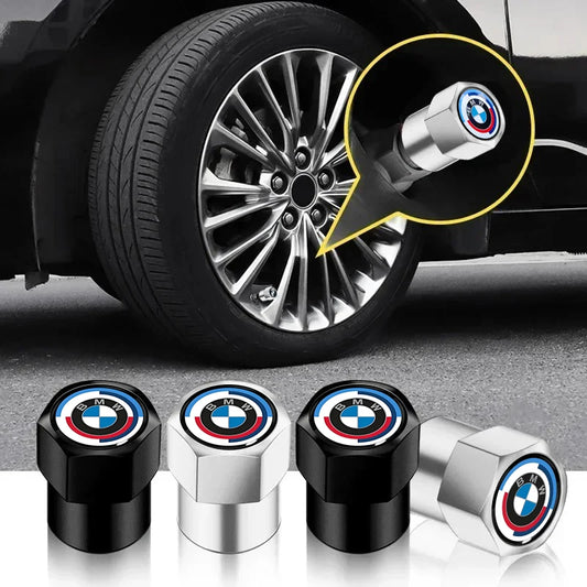 4Pcs Car Wheel Tire Valve Caps for BMW M Series & Models