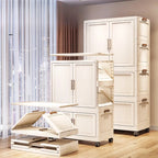 Modular Cheap Wardrobe Drawers Filing Simple Cabinet Dining Display Minimalist Makeup Wardrobe Nordic Baby Ropero Home Furniture