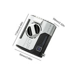 Portable Waist Fan Rechargeable 5 Speeds Wearable Belt Fan LED Digital