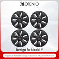 Hubcaps Design for Tesla Model Y 2020-2024 19Inch Gemini Wheel Cover Cap Automobile Cover Wheel Cover Replacement Accessories