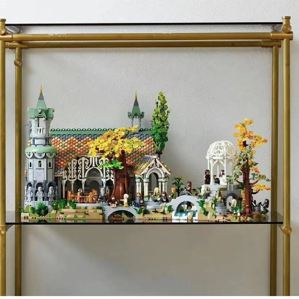 6167pcs Film Series of the Rings Street View Building Blocks Model Compatible 10316 Style Bricks Toy Kid Gifts