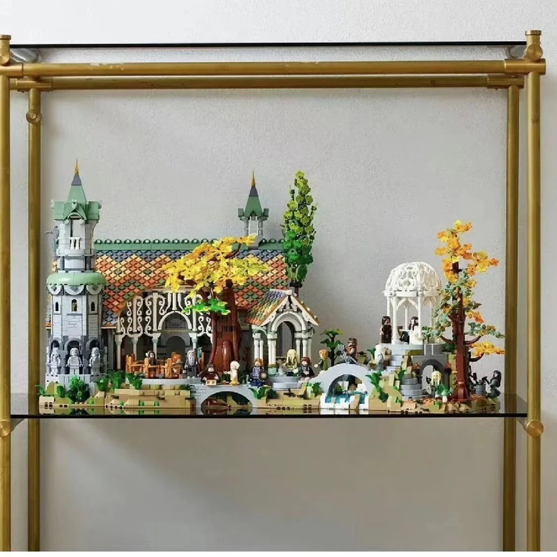 6167pcs Film Series of the Rings Street View Building Blocks Model Compatible 10316 Style Bricks Toy Kid Gifts
