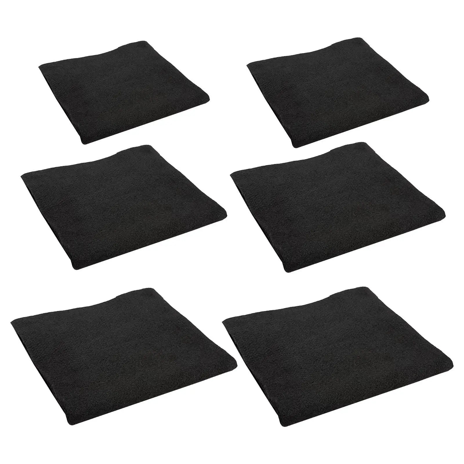 Fireproof Welding Blanket Heat Shield Black Flame Retardant Fabric Fire Resistant Pad