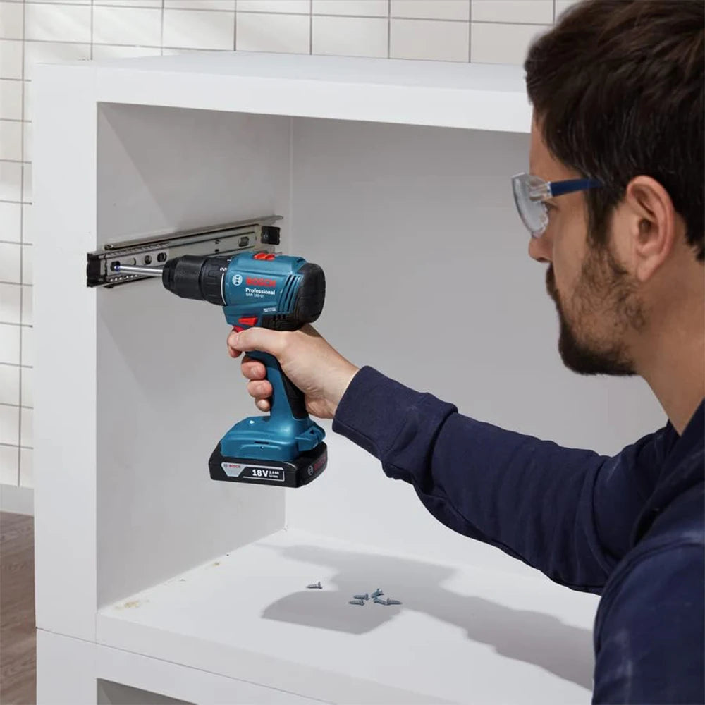 Bosch GSR 185-Li Cordless Drill Electric Screwdriver 18V Brushless Motor Rechargeable Drill Driver Power Tools for Metal Wood