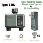 2025New WIFI+RF433mhz Garden Watering Timer Smart Sprinkler Drip Irrigation System Built-in Water Flow Recorder Controller TUYA