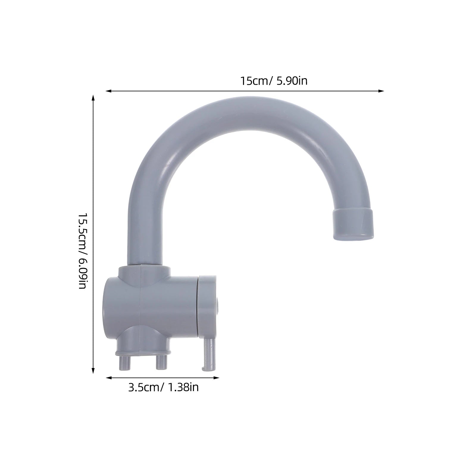 2Pcs Fun Game Faucet Kitchen Sink Toy Accessories Children's Playset Role Playing Kitchen Faucets Kids Pretend Fake Plaything